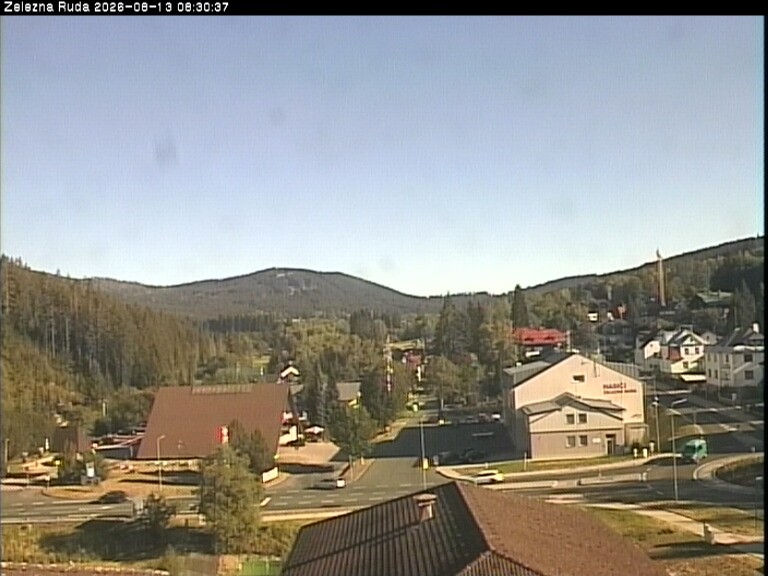 Archiv Foto Webcam Zelezna Ruda: Im Ort