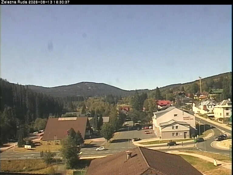 Archiv Foto Webcam Zelezna Ruda: Im Ort