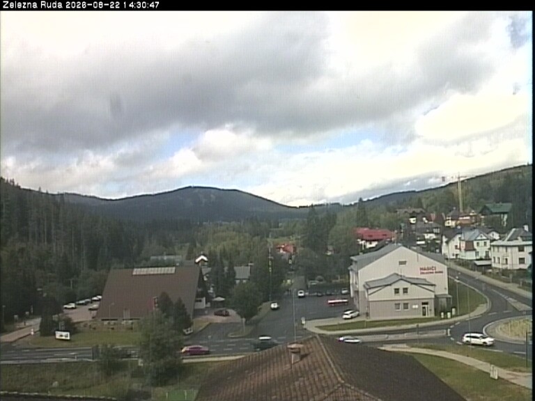 Archiv Foto Webcam Zelezna Ruda: Im Ort