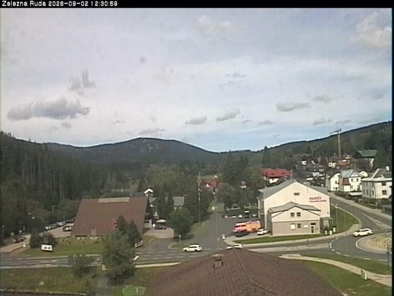 Archived image Webcam Zelezna Ruda: centre