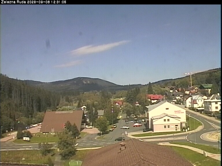 Archiv Foto Webcam Zelezna Ruda: Im Ort