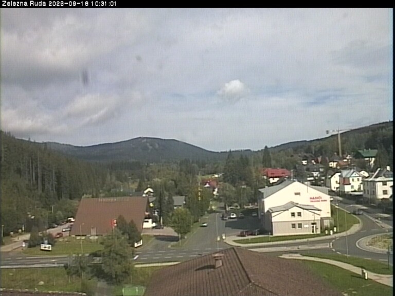 Archiv Foto Webcam Zelezna Ruda: Im Ort