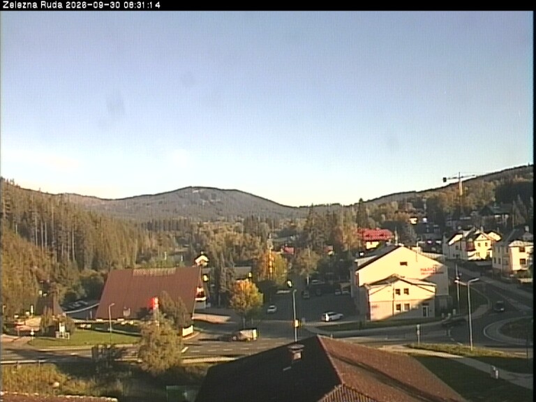 Archiv Foto Webcam Zelezna Ruda: Im Ort