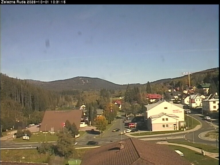 Archiv Foto Webcam Zelezna Ruda: Im Ort
