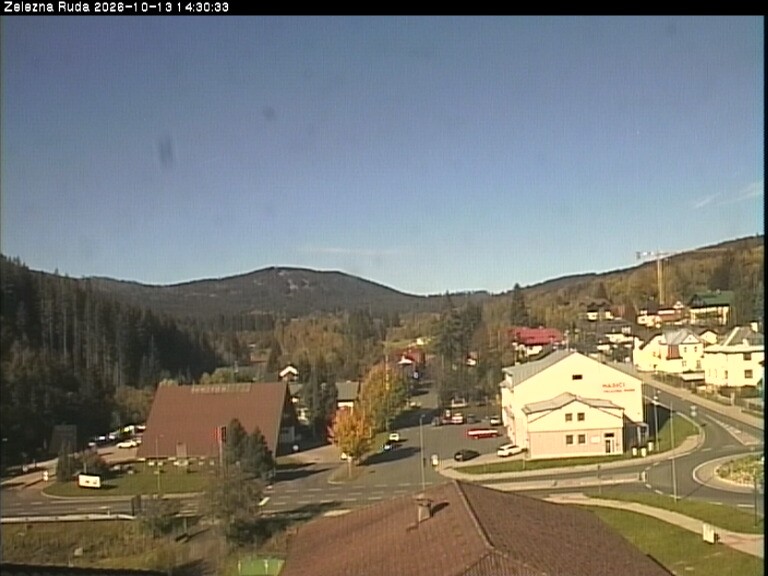 Archiv Foto Webcam Zelezna Ruda: Im Ort