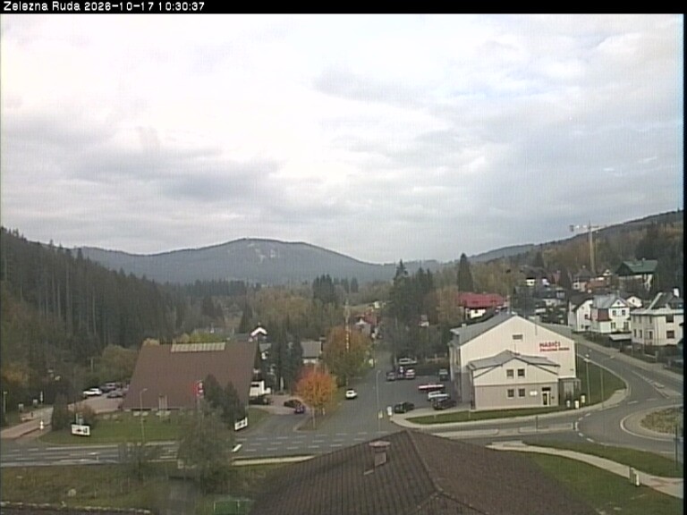 Archiv Foto Webcam Zelezna Ruda: Im Ort