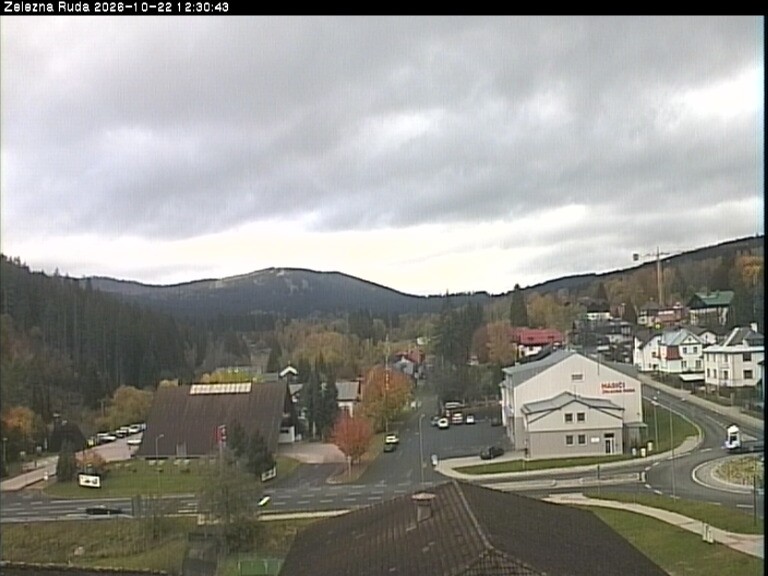 Archiv Foto Webcam Zelezna Ruda: Im Ort