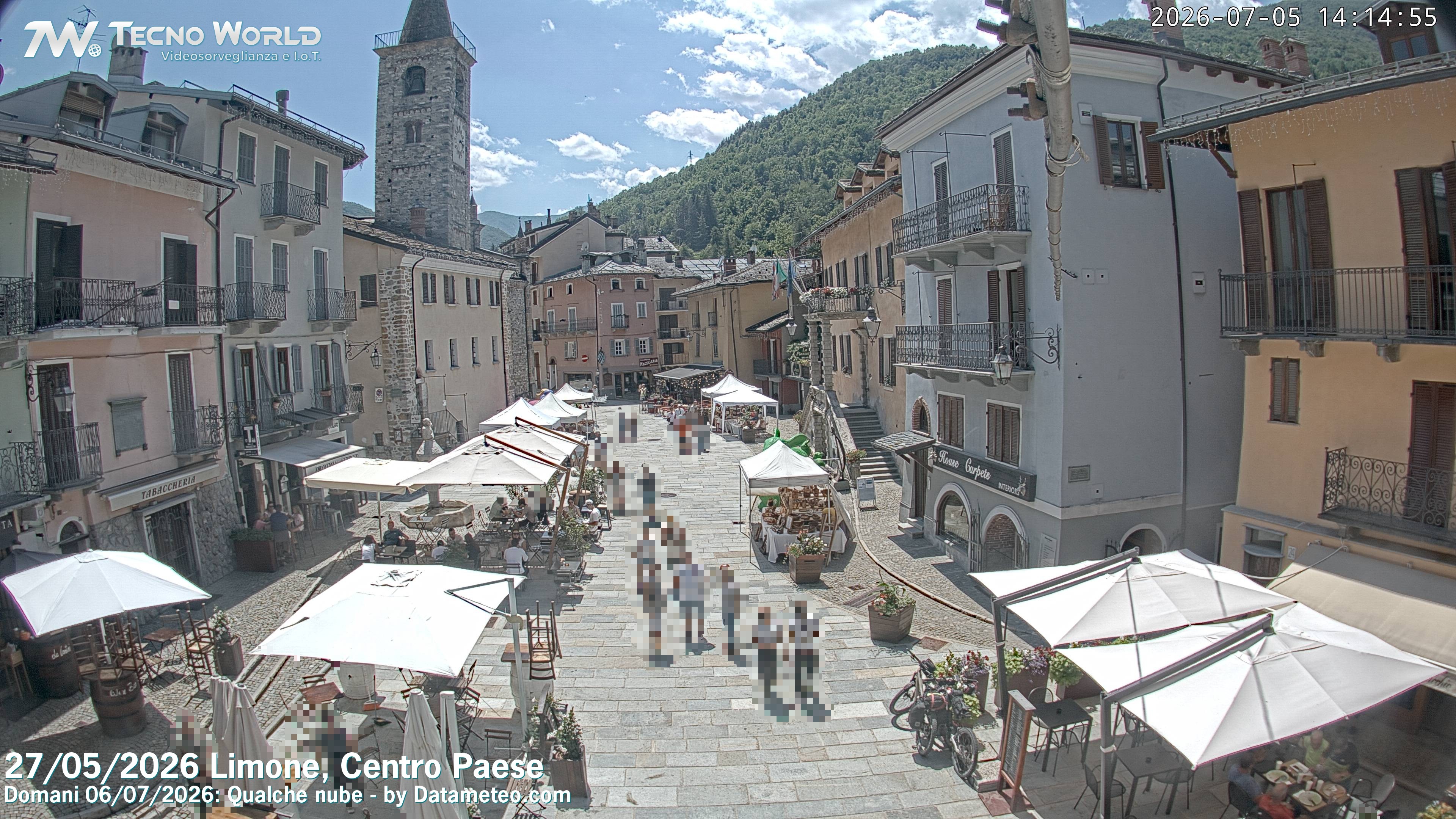 Archiv Foto Webcam Zentrum des Ortes Limone
