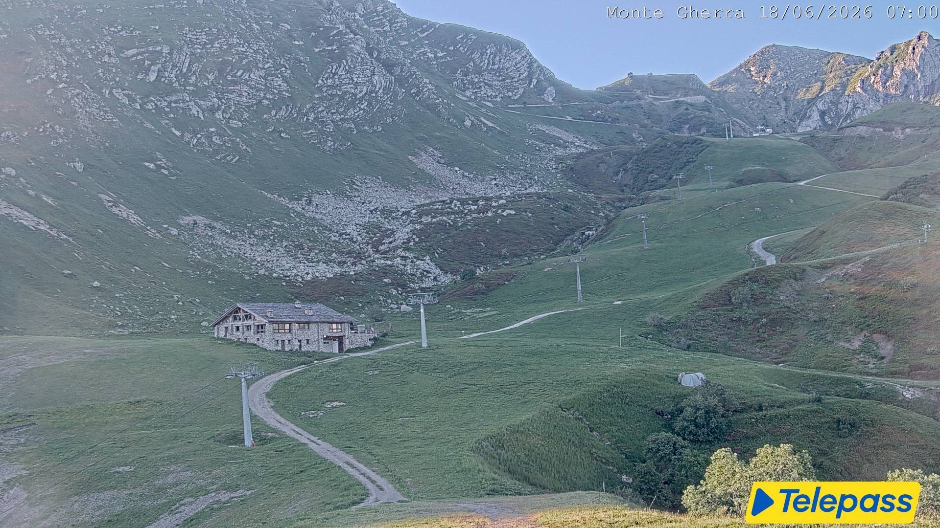 Archiv Foto Webcam Talstatione Limone 1400 (Limone Piemonte)