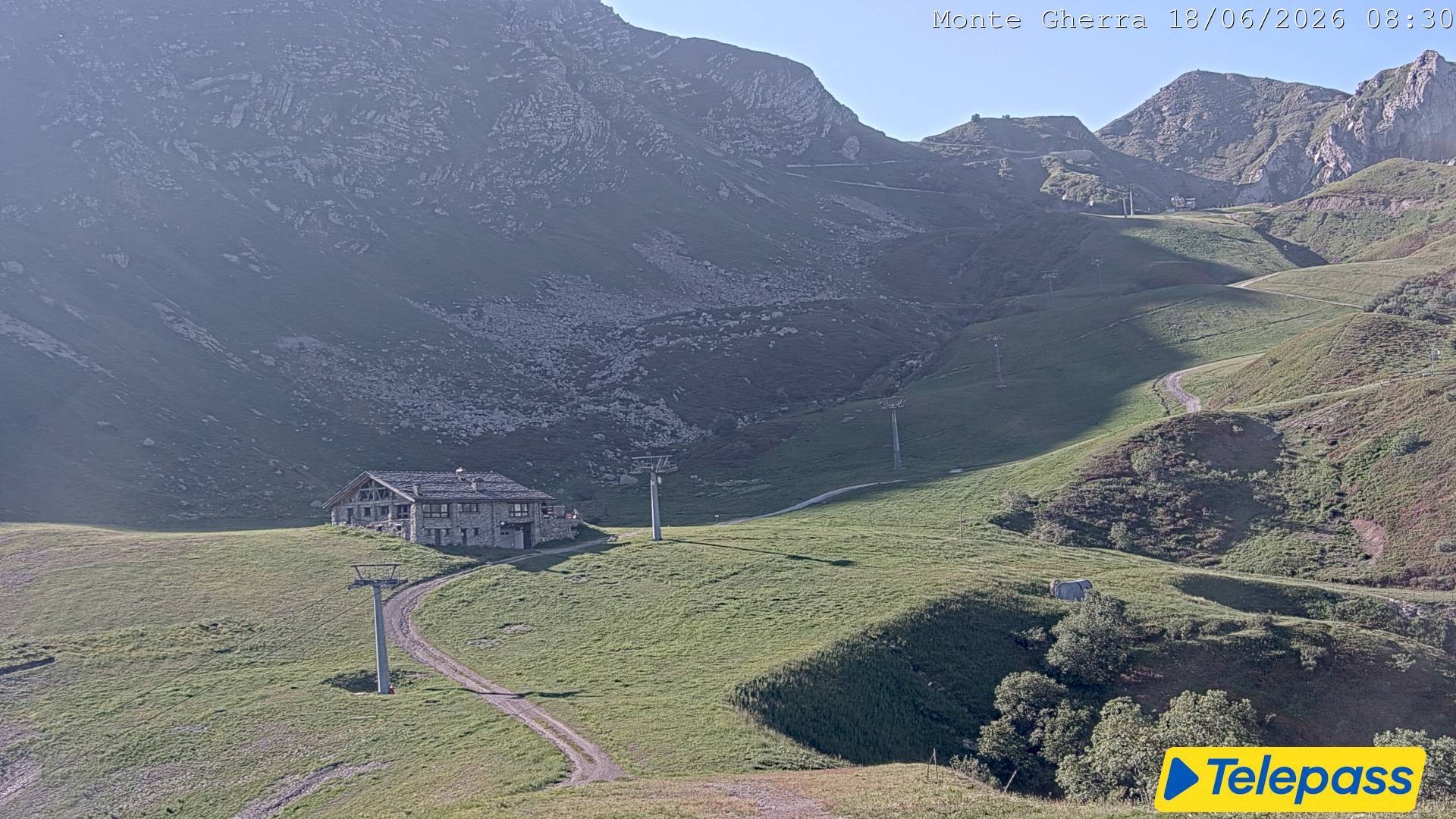 Archiv Foto Webcam Talstatione Limone 1400 (Limone Piemonte)