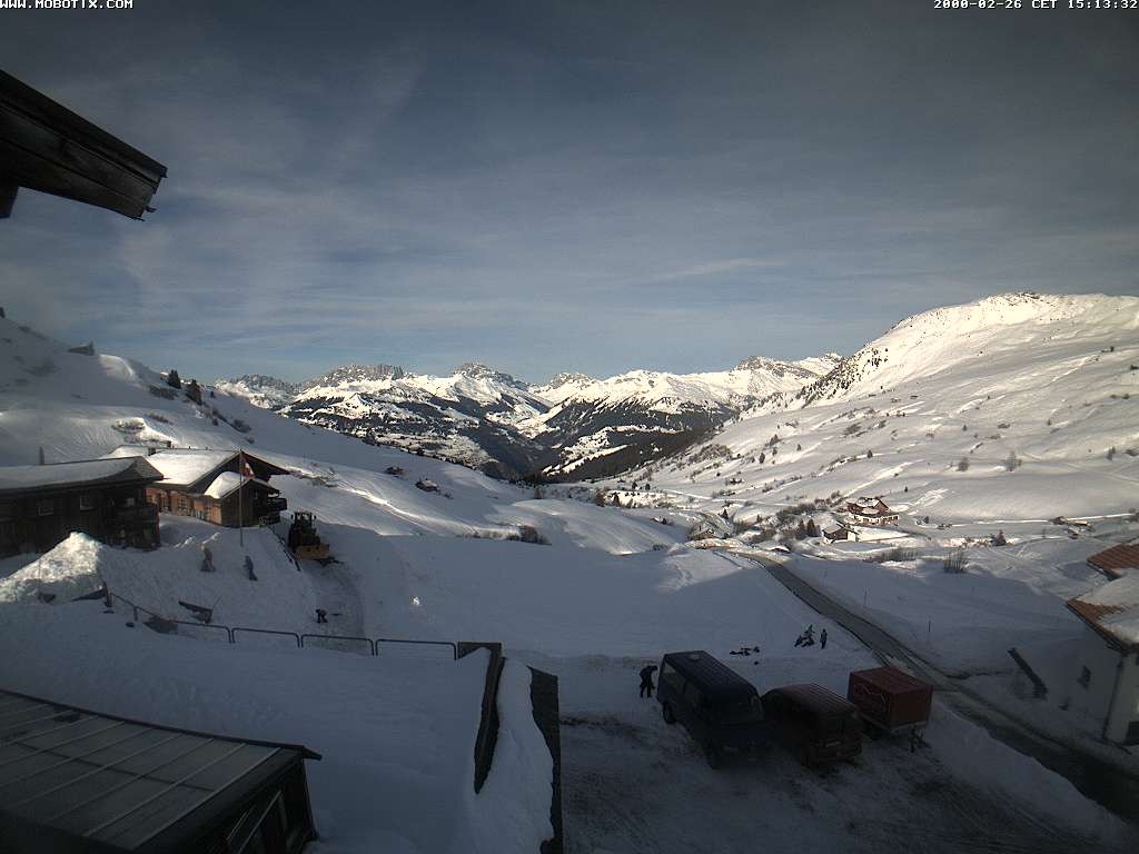 Archived image Webcam Arflina: View towards the valley