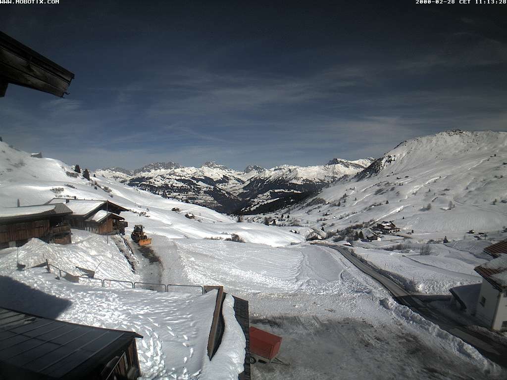 Archived image Webcam Arflina: View towards the valley