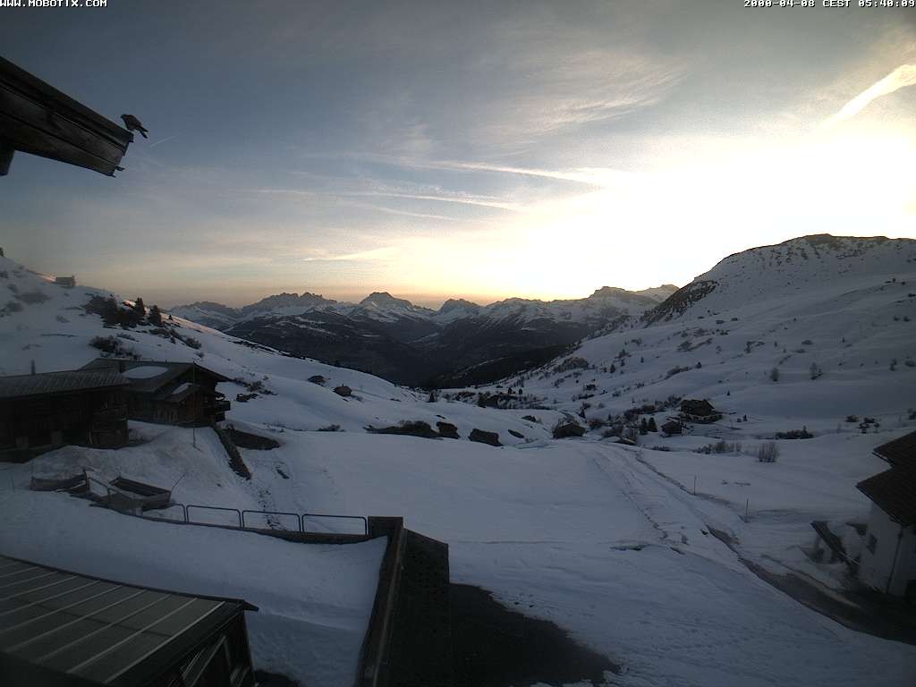 Archived image Webcam Arflina: View towards the valley