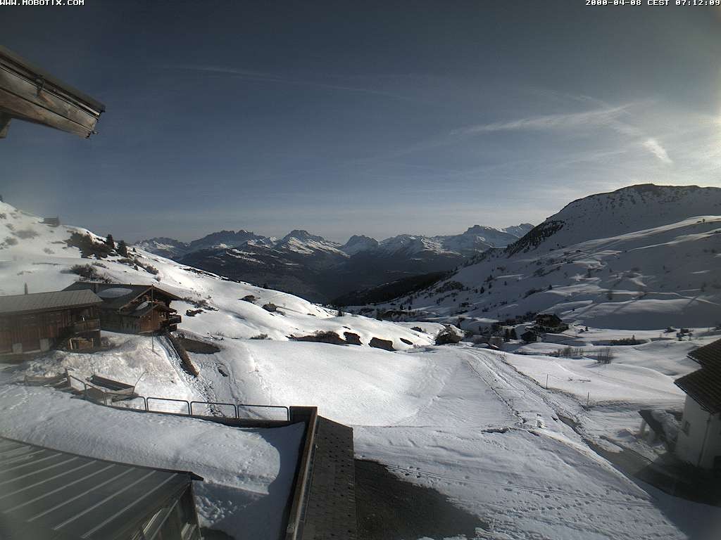 Archived image Webcam Arflina: View towards the valley