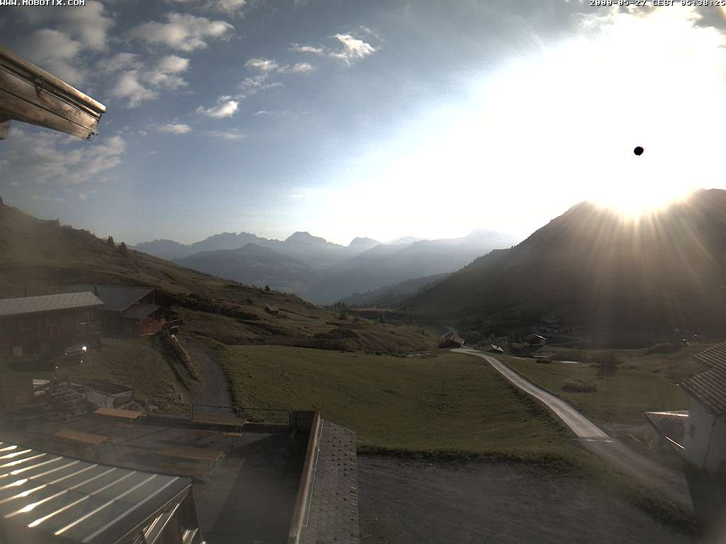 Archived image Webcam Arflina: View towards the valley