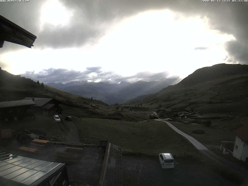 Archived image Webcam Arflina: View towards the valley