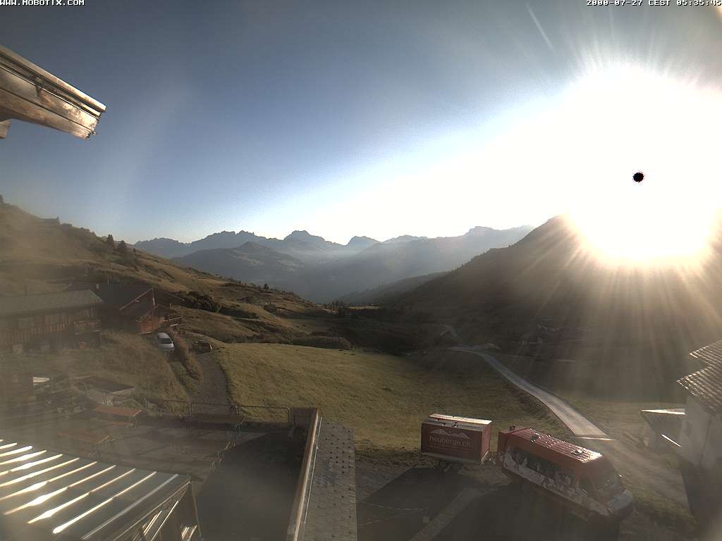 Archived image Webcam Arflina: View towards the valley
