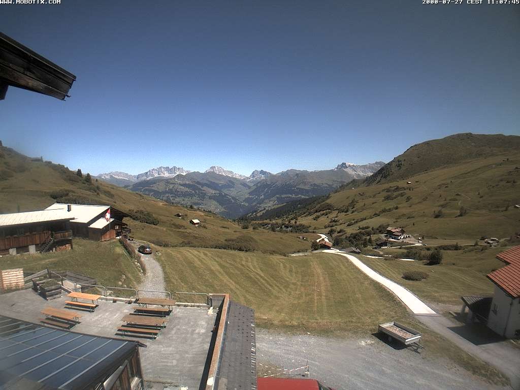 Archived image Webcam Arflina: View towards the valley