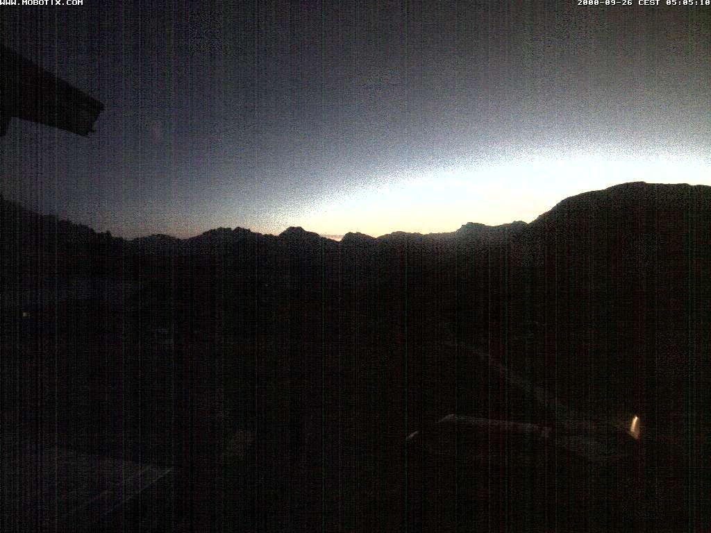 Archived image Webcam Arflina: View towards the valley