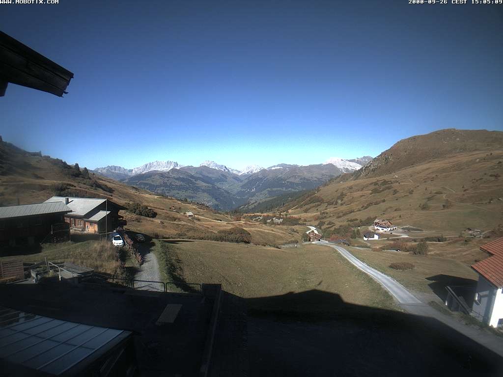 Archived image Webcam Arflina: View towards the valley