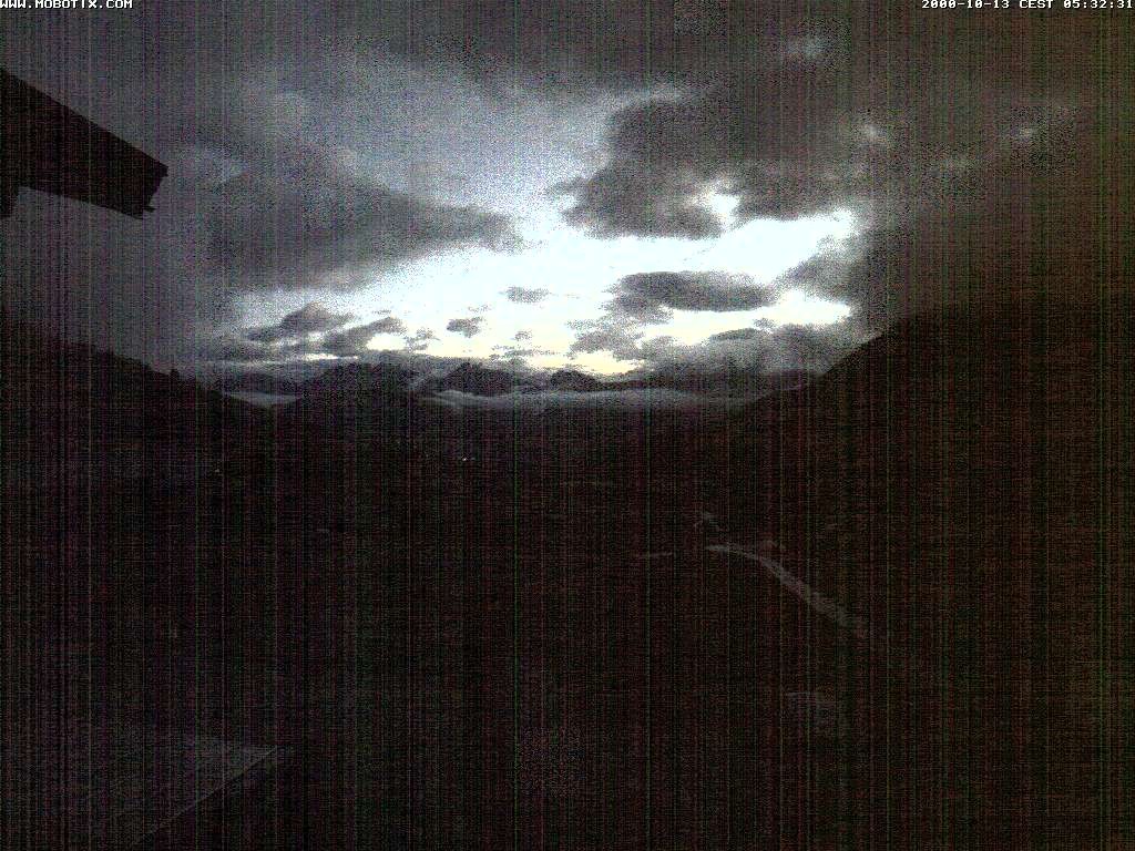 Archived image Webcam Arflina: View towards the valley