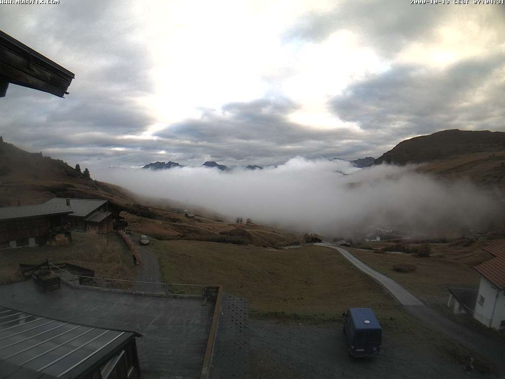 Archived image Webcam Arflina: View towards the valley