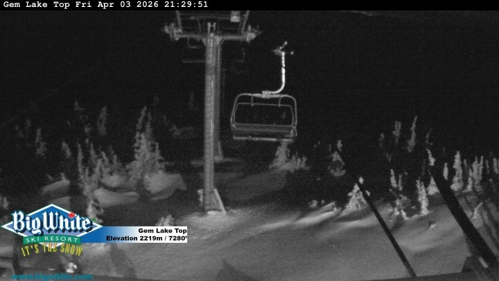 Archived image Webcam Gem Lake Express / Big White