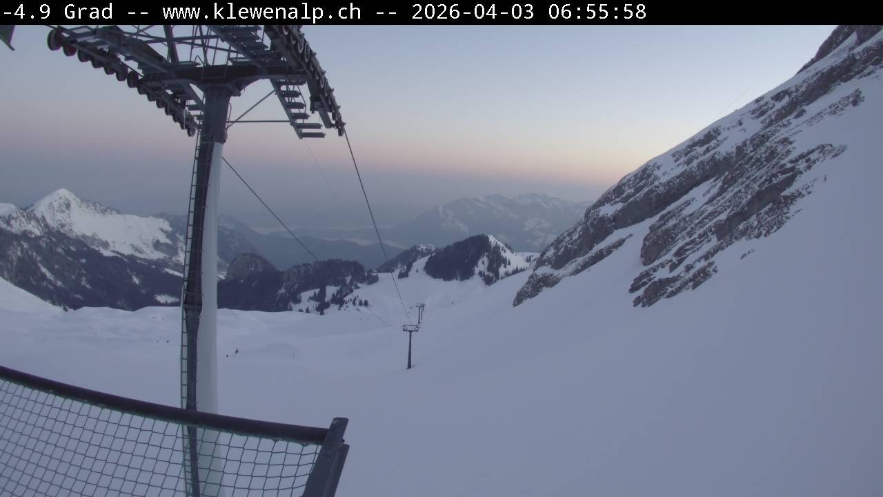 Archiv Foto Webcam Klewenalp - Bergstation