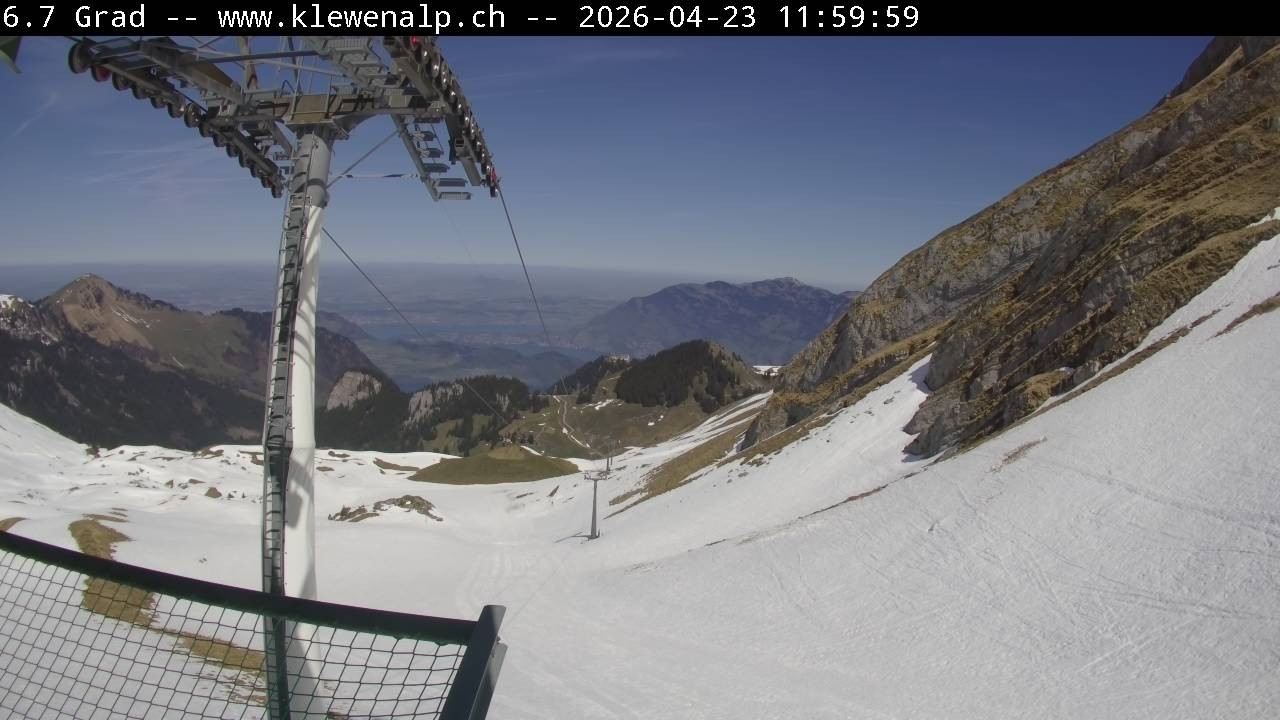 Archiv Foto Webcam Klewenalp - Bergstation