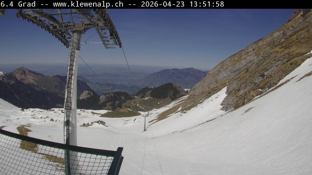 Archiv Foto Webcam Klewenalp - Bergstation