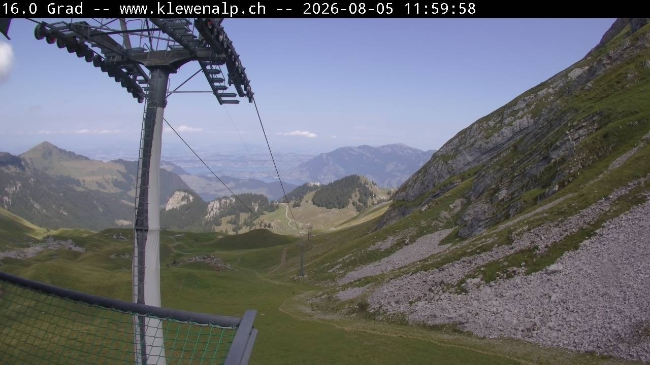 Archiv Foto Webcam Klewenalp - Bergstation