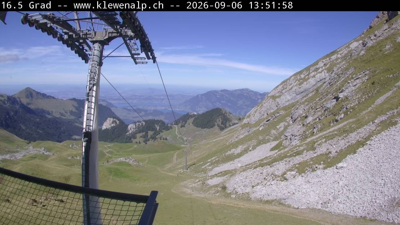 Archiv Foto Webcam Klewenalp - Bergstation