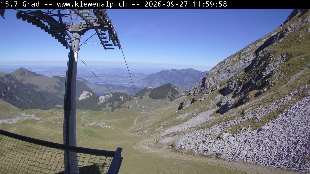 Archiv Foto Webcam Klewenalp - Bergstation