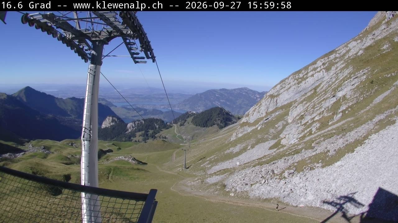 Archiv Foto Webcam Klewenalp - Bergstation
