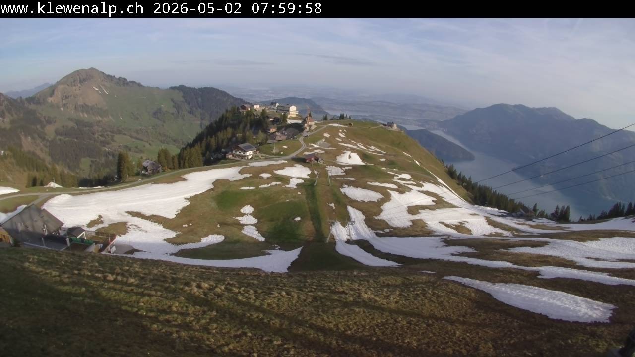 Archived image Webcam Klewenalp - View towards North