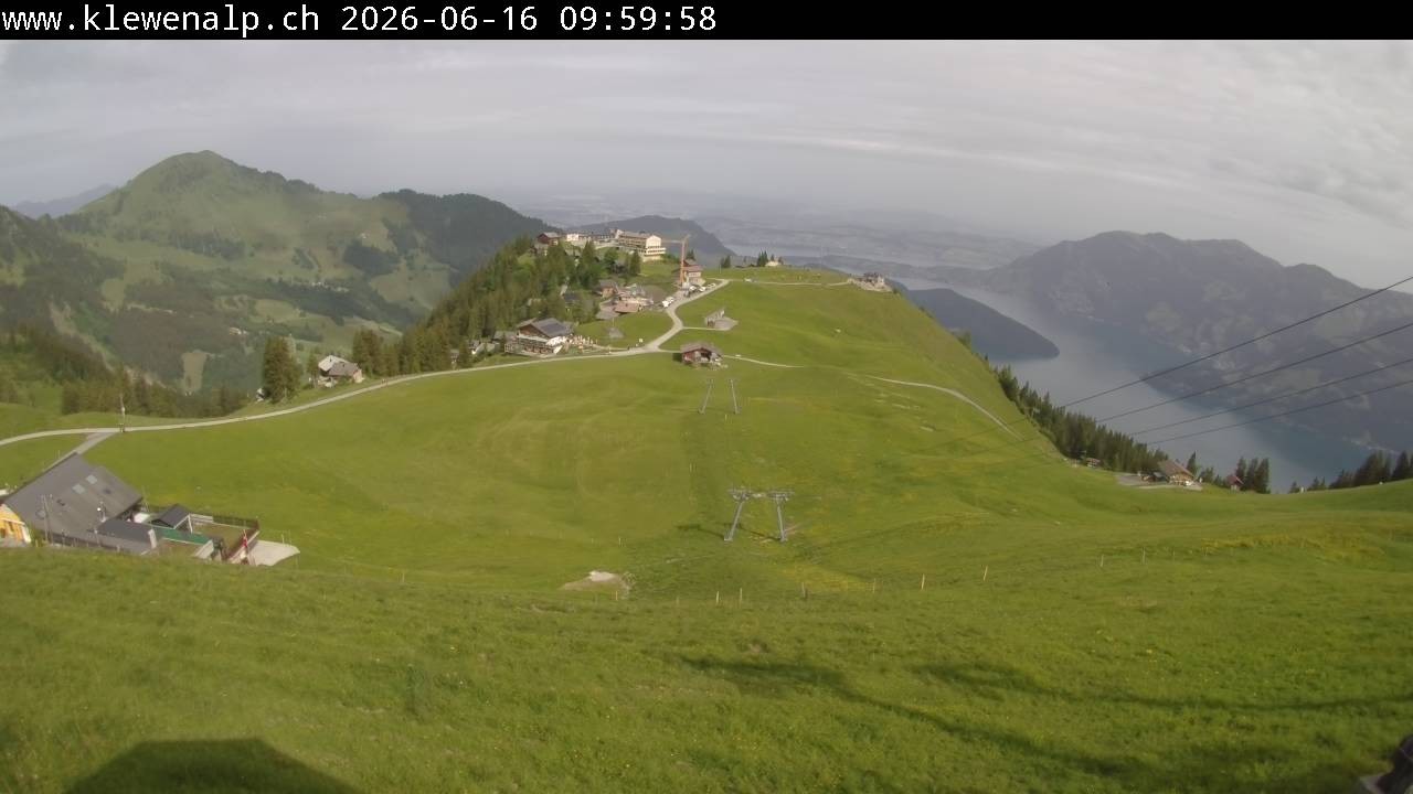 Archived image Webcam Klewenalp - View towards North