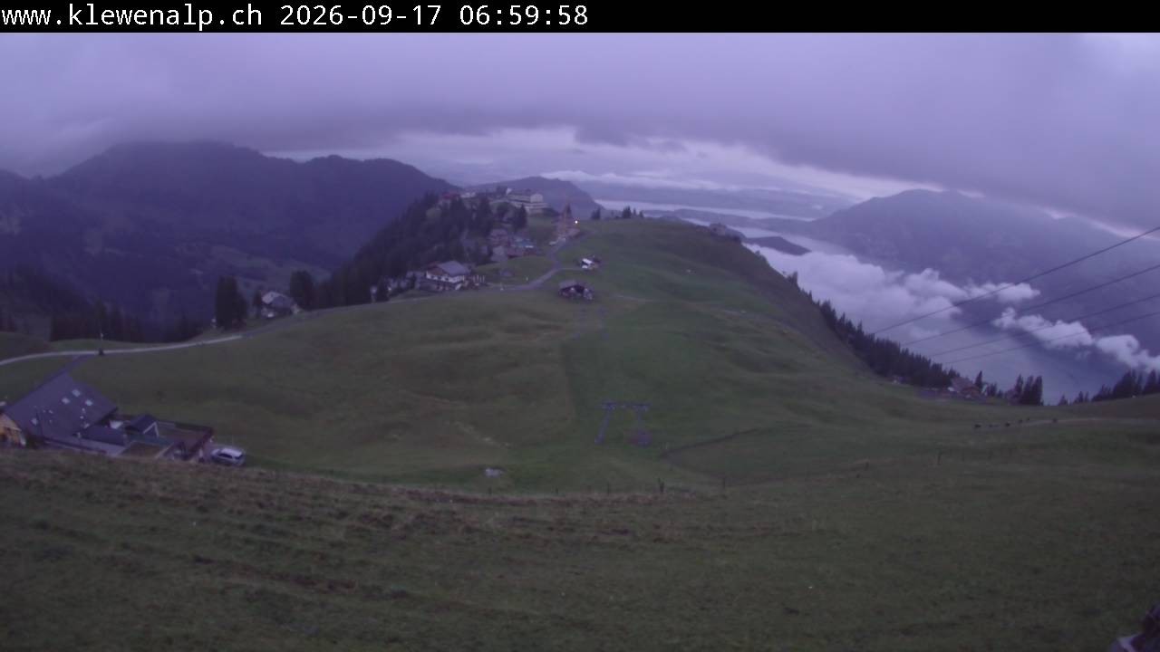 Archived image Webcam Klewenalp - View towards North