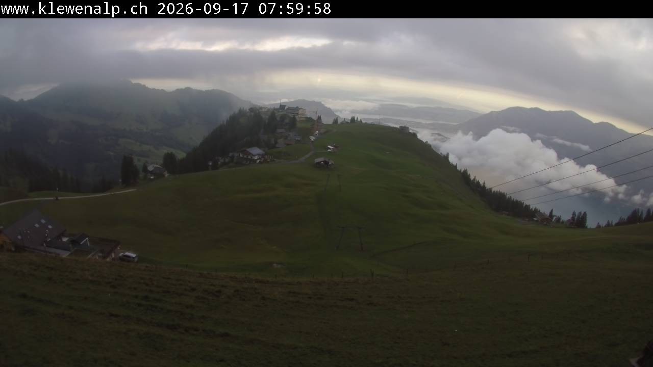 Archived image Webcam Klewenalp - View towards North