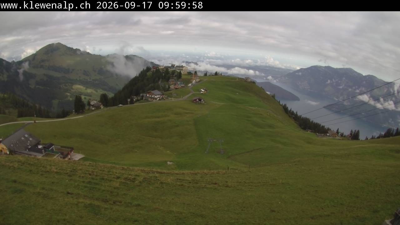 Archived image Webcam Klewenalp - View towards North
