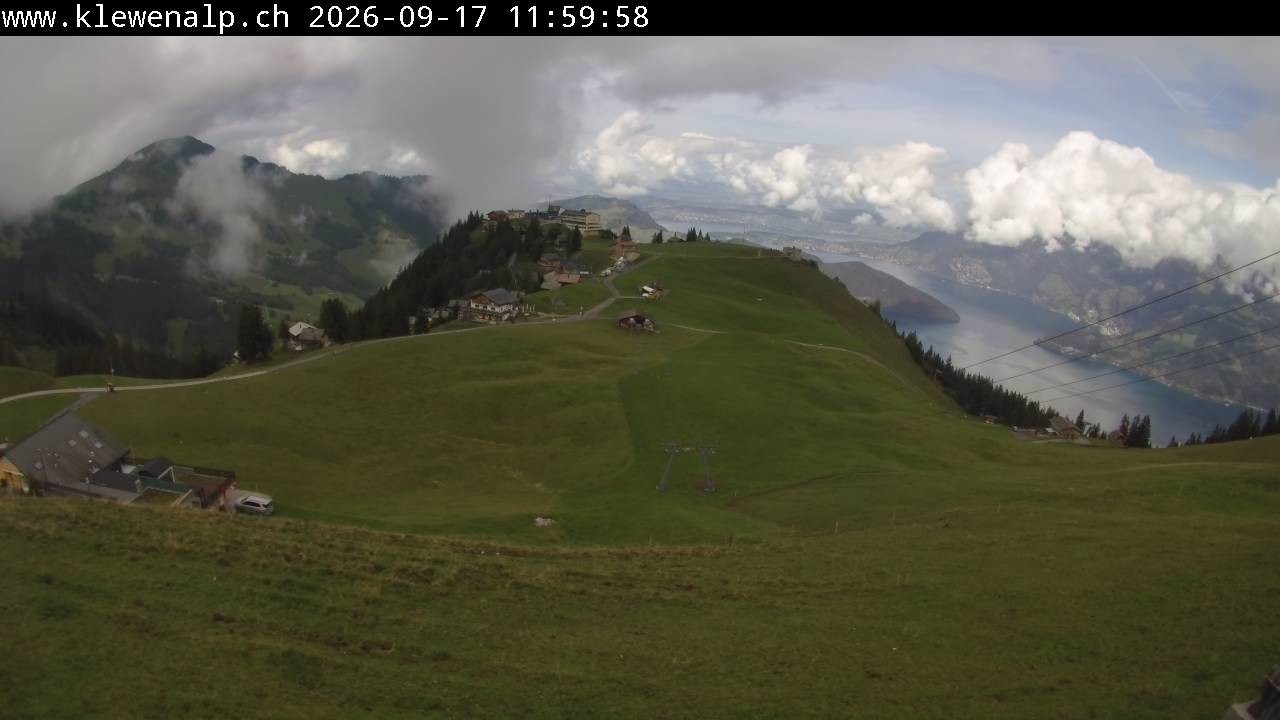Archived image Webcam Klewenalp - View towards North
