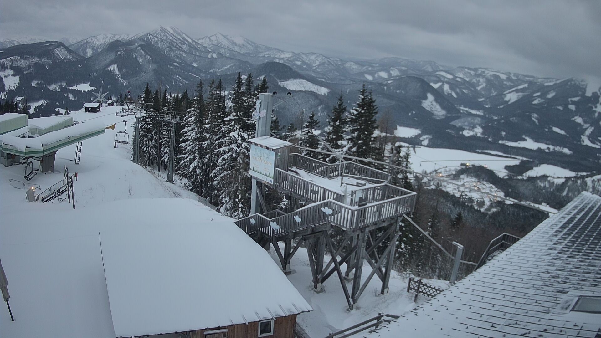 Archiv Foto Webcam Mariazeller Bürgeralpe