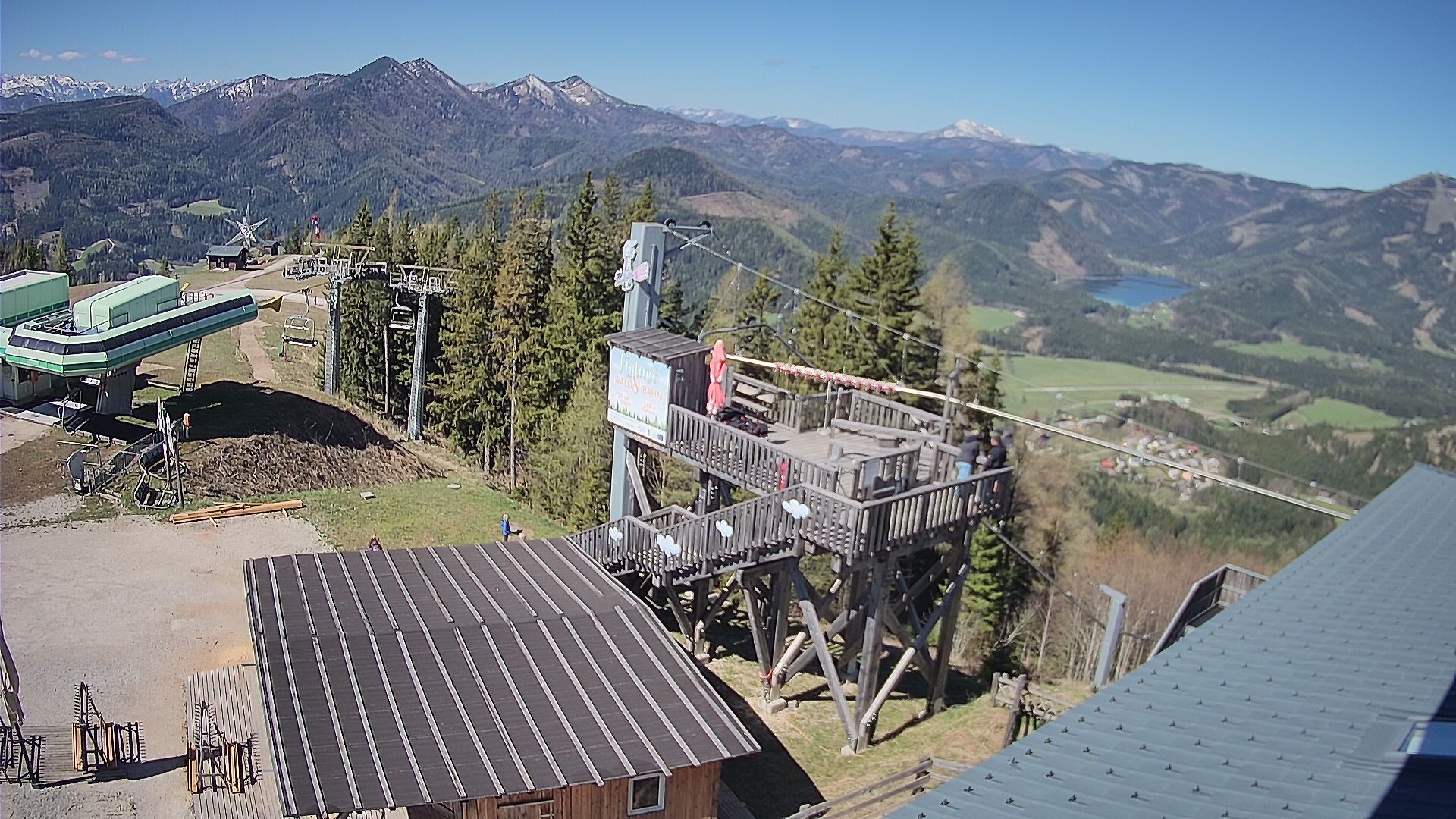 Archiv Foto Webcam Mariazeller Bürgeralpe