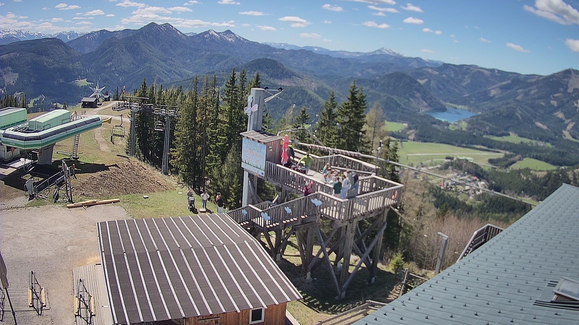 Archiv Foto Webcam Mariazeller Bürgeralpe