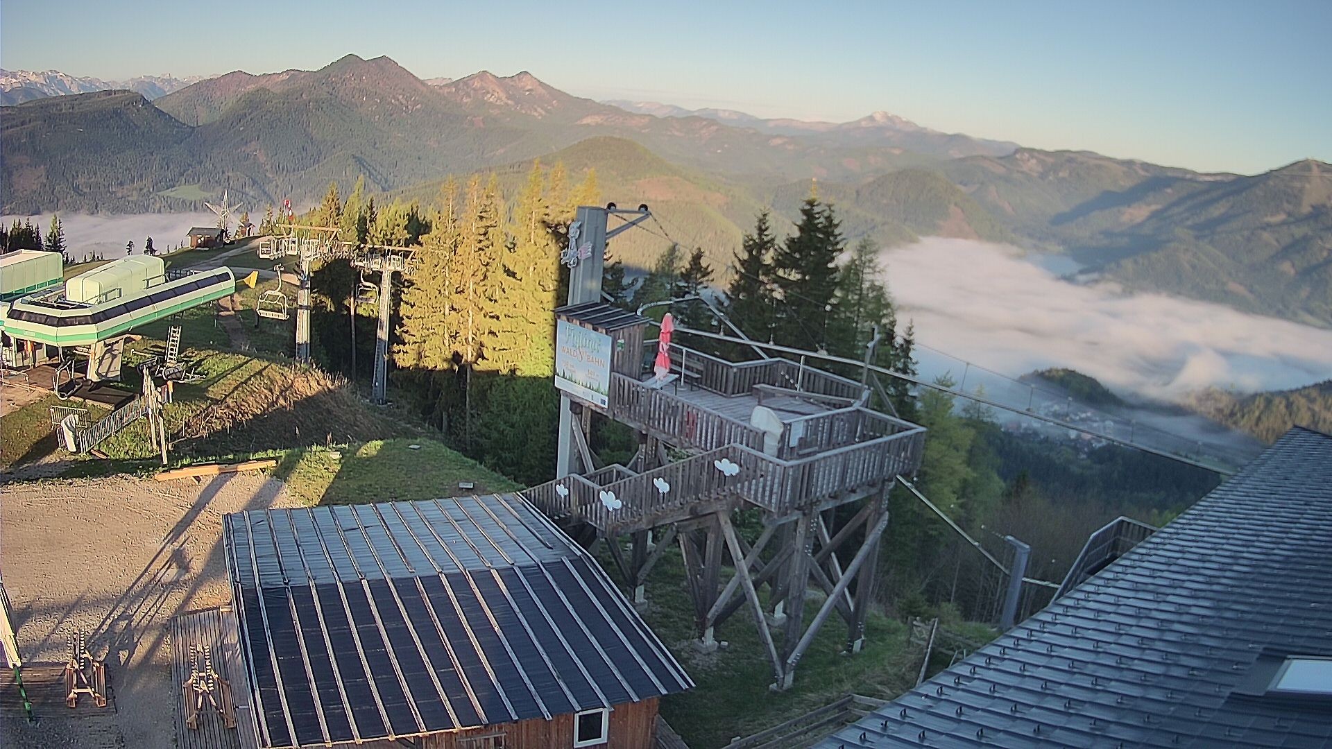 Archiv Foto Webcam Mariazeller Bürgeralpe