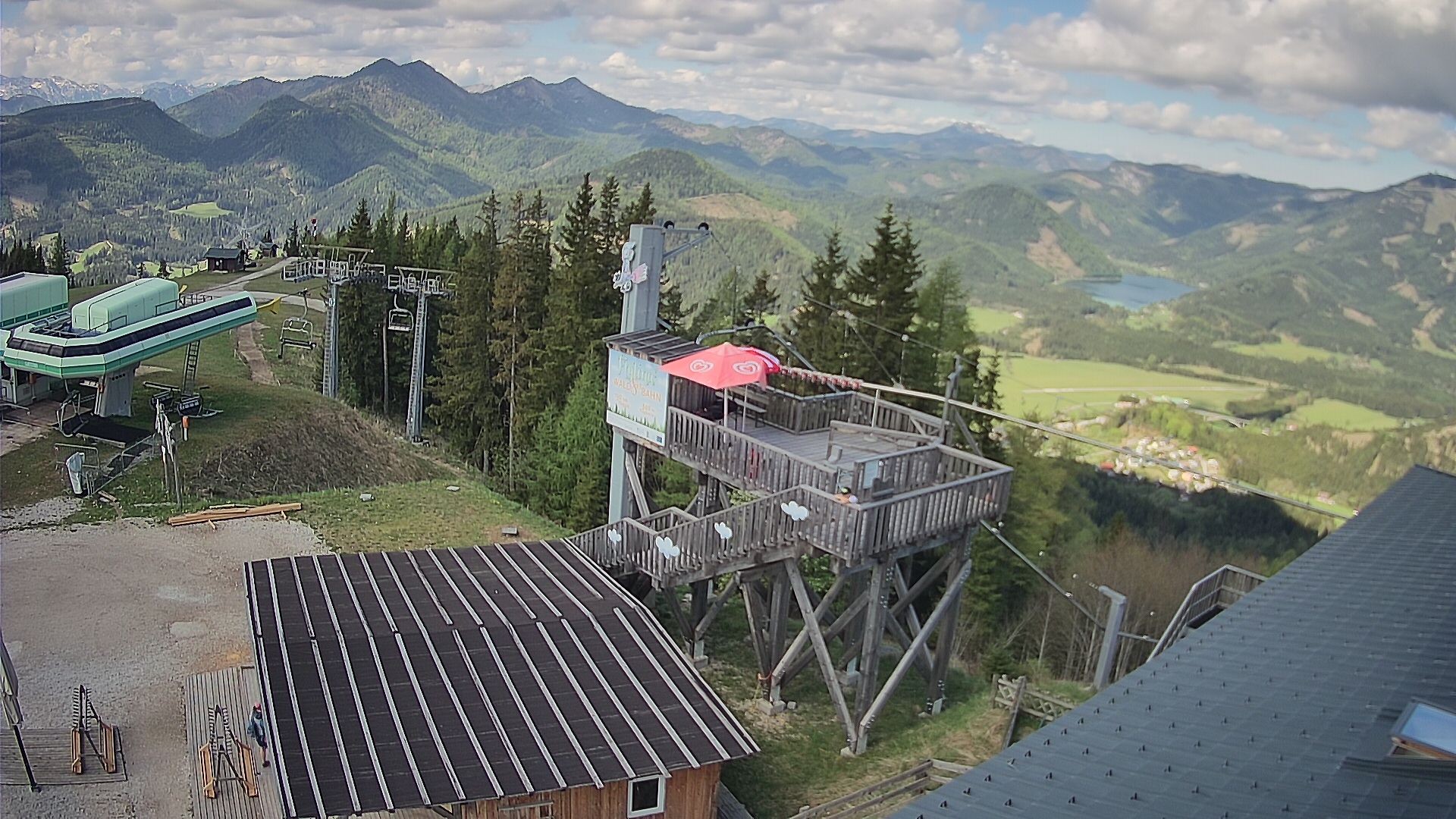 Archiv Foto Webcam Mariazeller Bürgeralpe