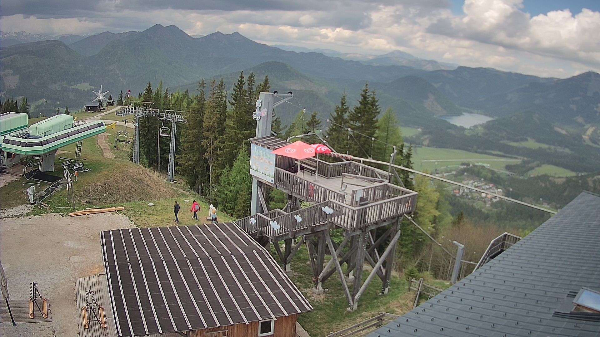 Archiv Foto Webcam Mariazeller Bürgeralpe