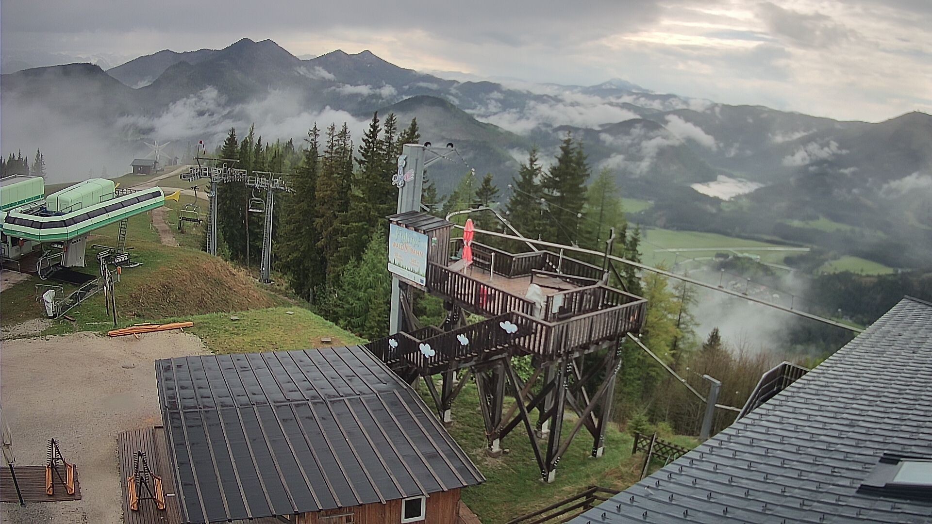 Archiv Foto Webcam Mariazeller Bürgeralpe