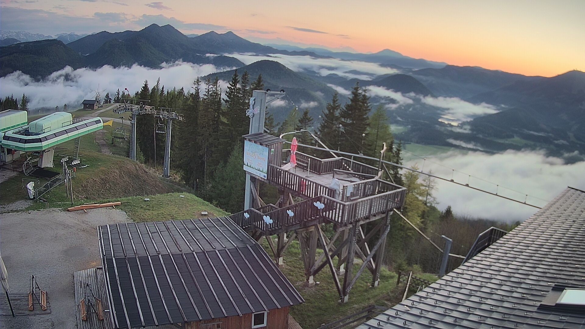 Archiv Foto Webcam Mariazeller Bürgeralpe