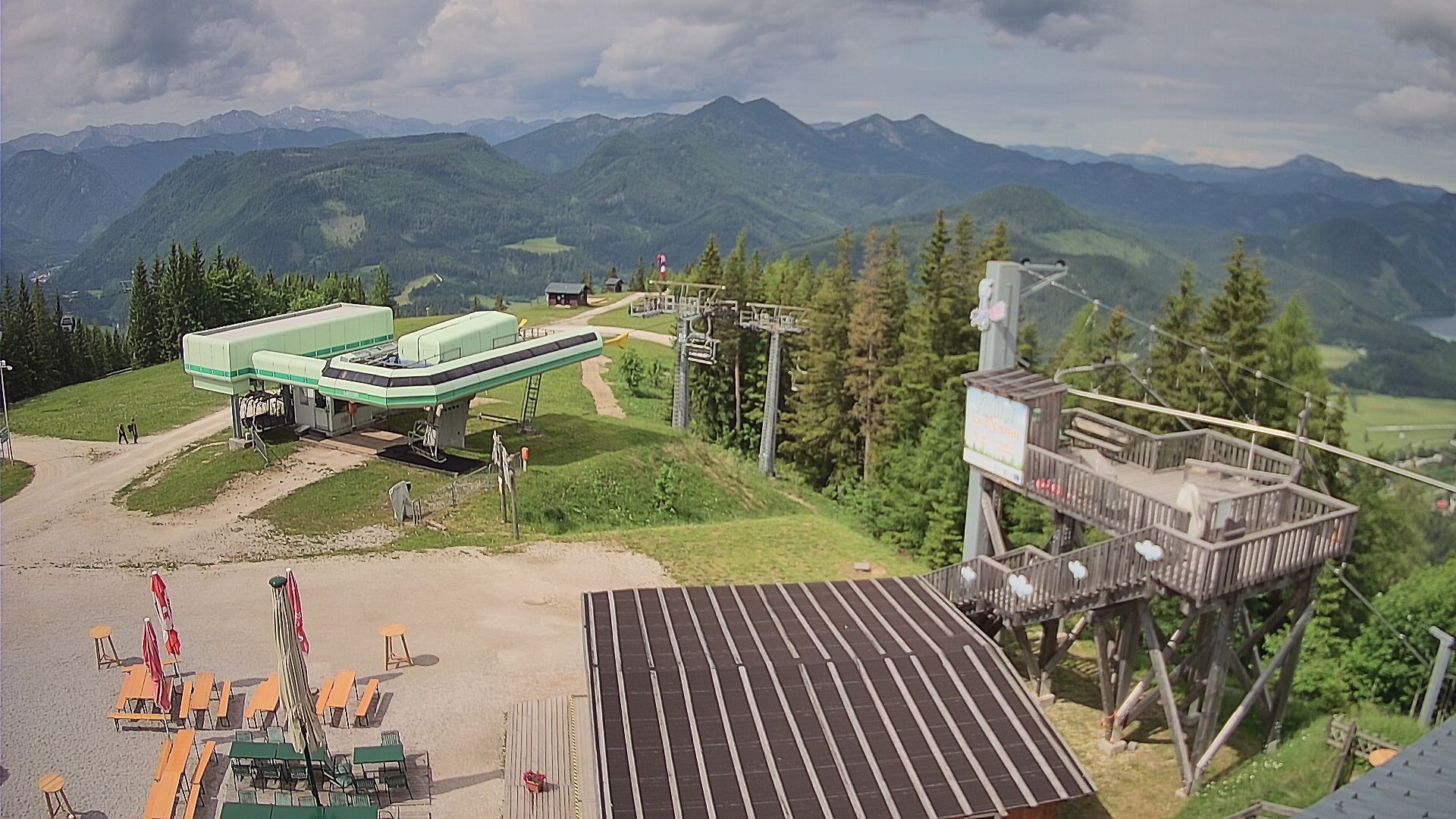 Archiv Foto Webcam Mariazeller Bürgeralpe