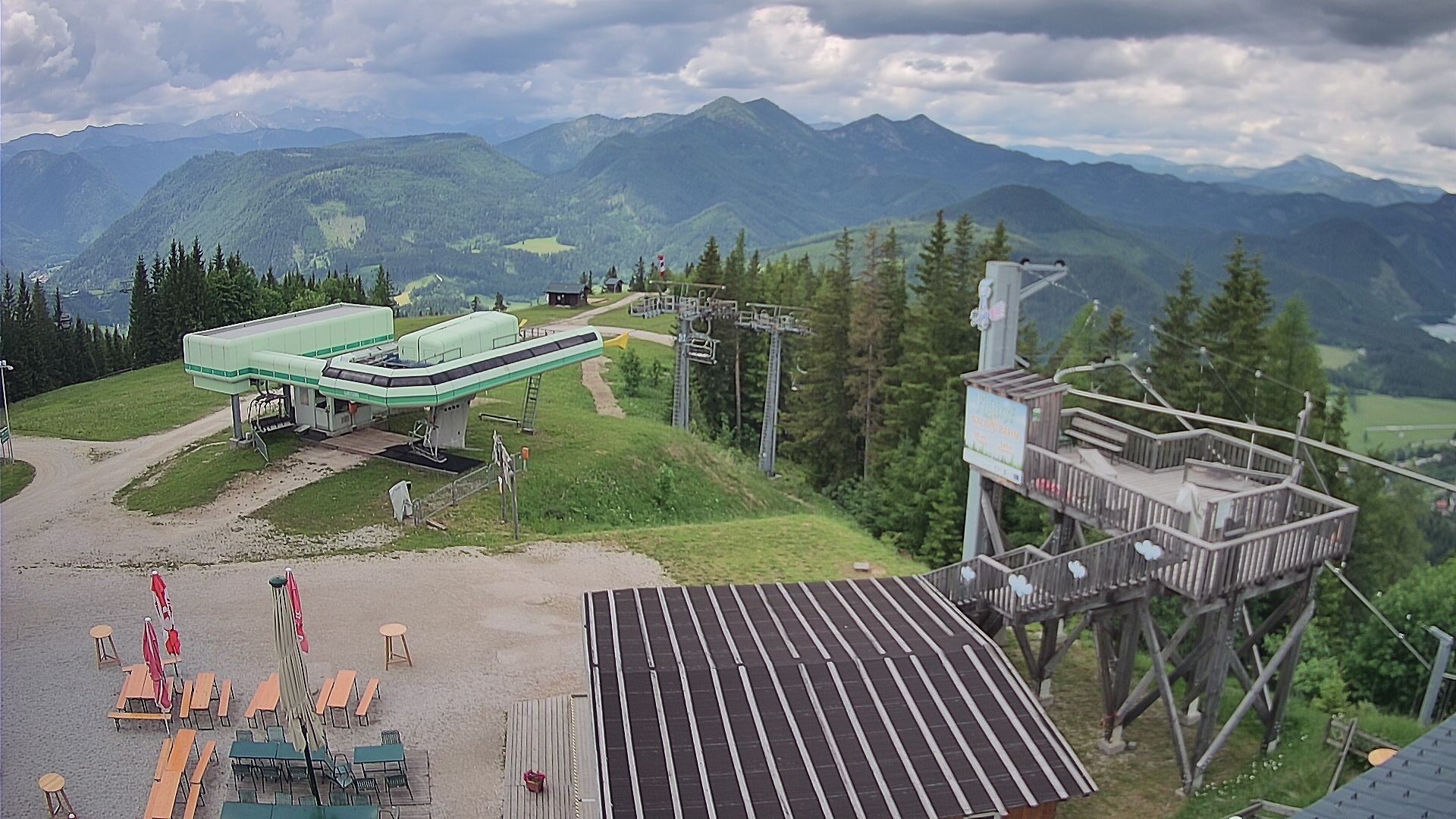 Archiv Foto Webcam Mariazeller Bürgeralpe